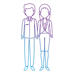 couple of business people