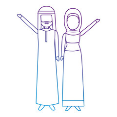 muslim couple avatars characters