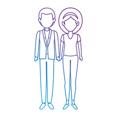 couple of business people