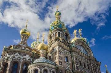 Fototapeta na wymiar church in St Petersburg, Russia