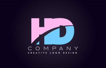 hd alphabet letter join joined letter logo design