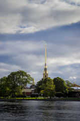 Fototapeta na wymiar Peter and Paul Cathedral , St Petersburg, Russia