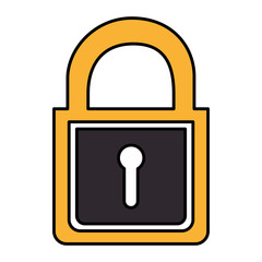 safe secure padlock icon