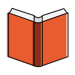 text book school icon vector illustration design