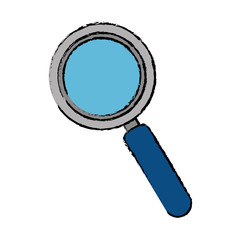 magnifying glass isolated icon vector illustration design