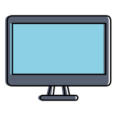 computer display isolated icon vector illustration design