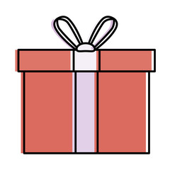 gift box present icon vector illustration design