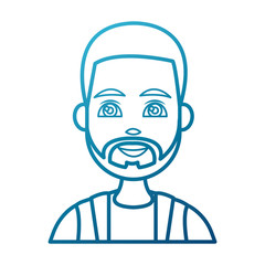 Young man cartoon icon vector illustration graphic design