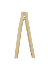 zipper isolated on white background