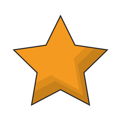 Fototapeta premium star icon over white background colorful design vector illustration