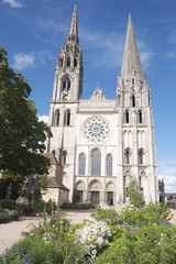 Fototapeta na wymiar フランス　シャルトル大聖堂