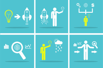 business set for web design