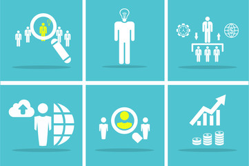 business set for web design