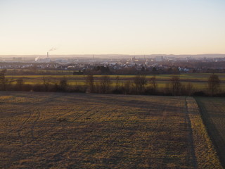 Das Maintal bei Schweinfurt am Main, Unterfranken, Franken, Bayern,  Deutschland