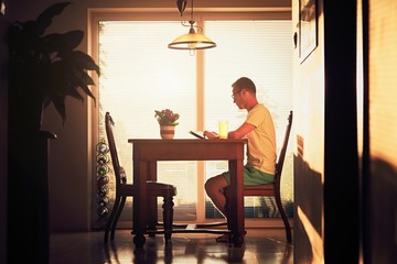 Morning time at home