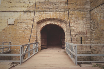 Fototapeta na wymiar entrance to the fortress