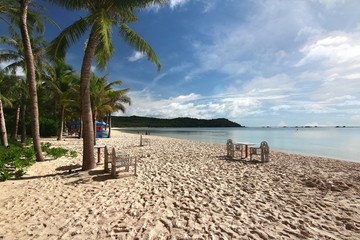 Fototapeta premium The Bai Khem Beach is one of the most beautiful beaches in Phu Quoc Island, vietnam