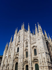 Duomo di Milano gothic cathedral church in Milan, Italy