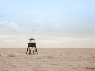 old sea structure light house Harwich sea bay beach