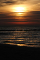 Obraz premium Sonnenuntergang am Meer