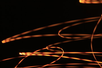 orange and red filaments