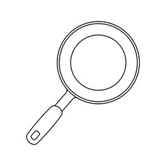 pan icon over white background vector illustration