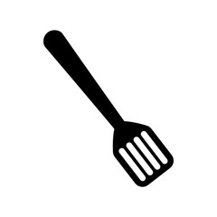 spatula utensil icon over white background vector illustration