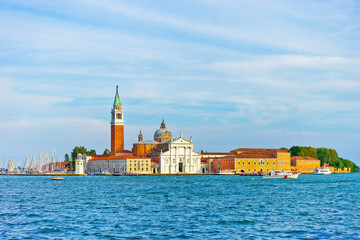 Fototapeta na wymiar View of the Venice on a sunny day in summer.