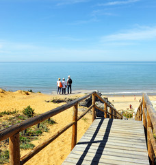 Mazagon Beach, Cuesta Maneli, Costa de la luz, Huelva province, Spain
