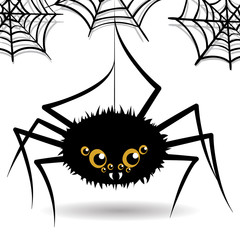 Cute spider cartoon