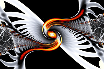 Geflügelte Spirale © fraktalekunst