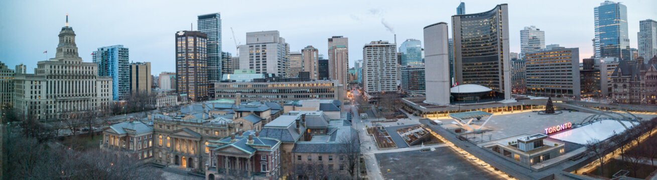 Panorama von Torontos Skyline
