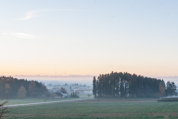Horgenzell im Nebel