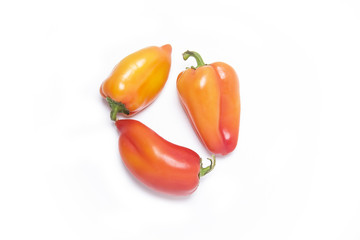 Three sweet peppers