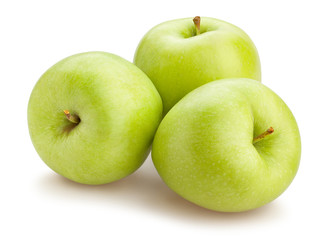 green apple path isolated