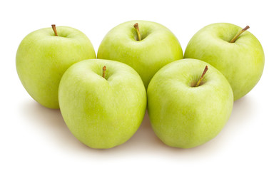 green apple path isolated