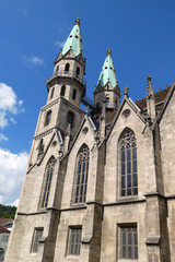 Fototapeta na wymiar Stadtkirche Meiningen