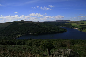 Fototapeta premium bamfort wood, walking around Lady Bower, Peak District, UK