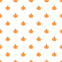 Pumpkins seamless pattern