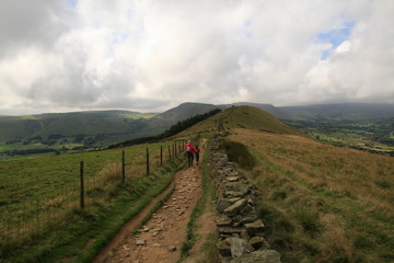 Fototapeta premium Castleton, Winhill and surroundings, enjoying the nature, Peak District, UK