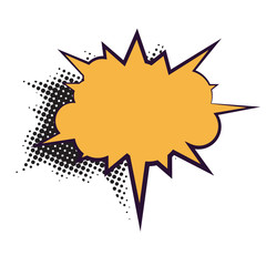 Comics book dialog empty cloud