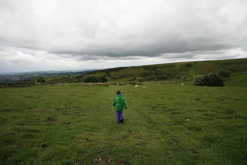 Obraz premium Black Moor, Walking in Peak District, UK