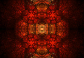 Kaleidoskop - Feuerspirale © fraktalekunst