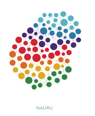 dotted texture Nauru vector background