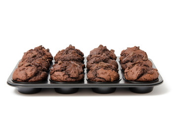 Muffinblech mit Muffins