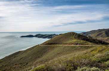Naklejka premium Open Road by the Bay 