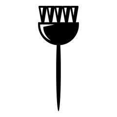 Cosmetic brush icon , simple style