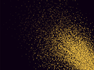 Fototapeta na wymiar Spark splashes background golden glitter shimmer rain 2