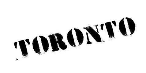 Toronto rubber stamp. Grunge design with dust scratches. Effects can be easily removed for a clean, crisp look. Color is easily changed.