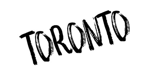 Toronto rubber stamp. Grunge design with dust scratches. Effects can be easily removed for a clean, crisp look. Color is easily changed.